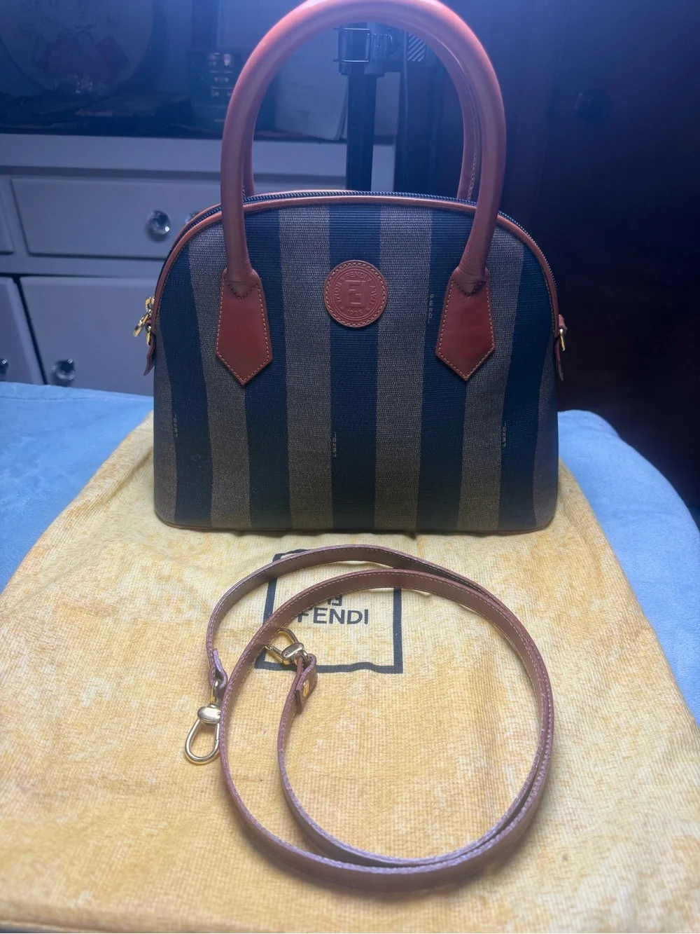 Fendi dome satchel